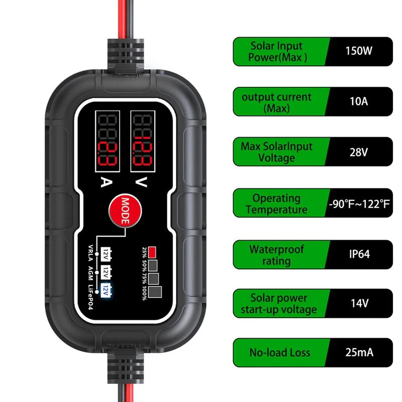 MPPT Solar Charge Controller 10A - Image 3