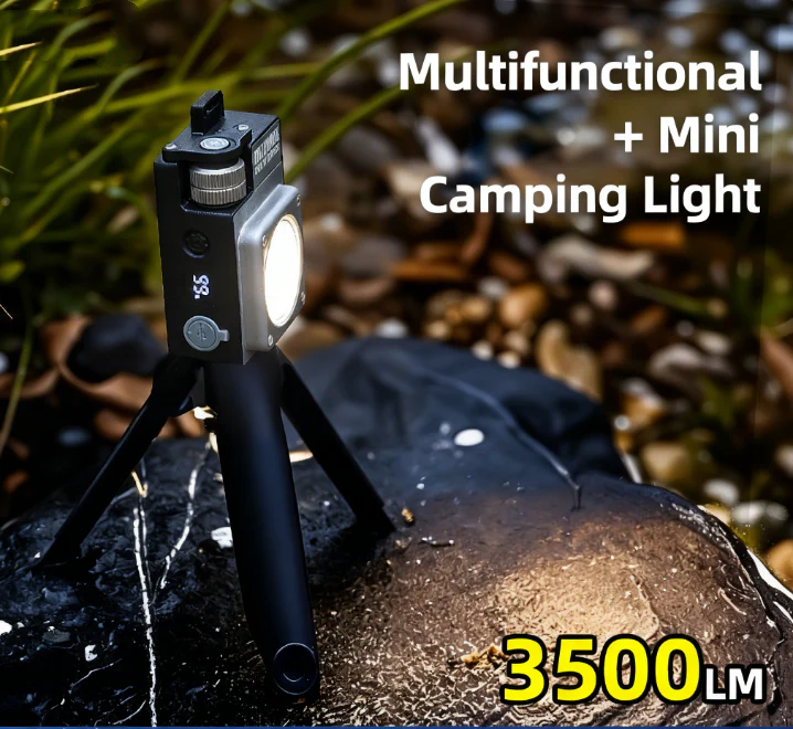 Multi-Functional Camping Light COB 3500 Lm Portable Rechargeable - Image 4