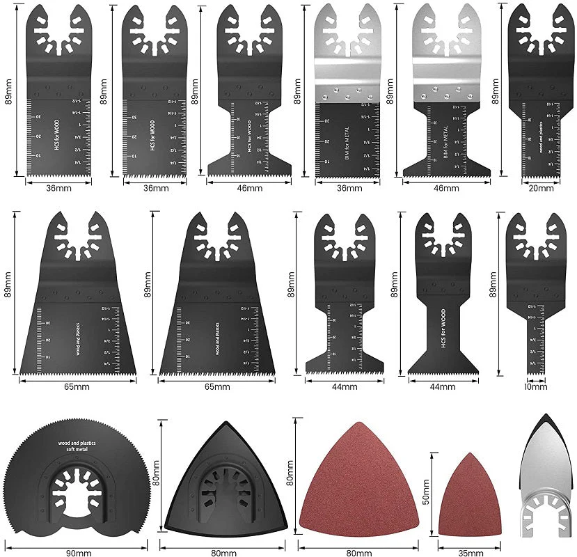 Multi Tool Oscillating Saw Blades 68PCS - Image 7