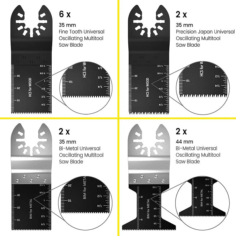 Multi Tool Oscillating Saw Blades 68PCS - Image 8