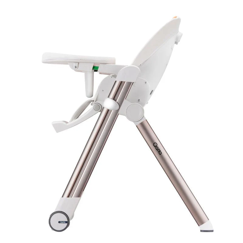 Multifunctional Adjustable Baby High Chair With Dining Table & Wheels -Green - Image 5