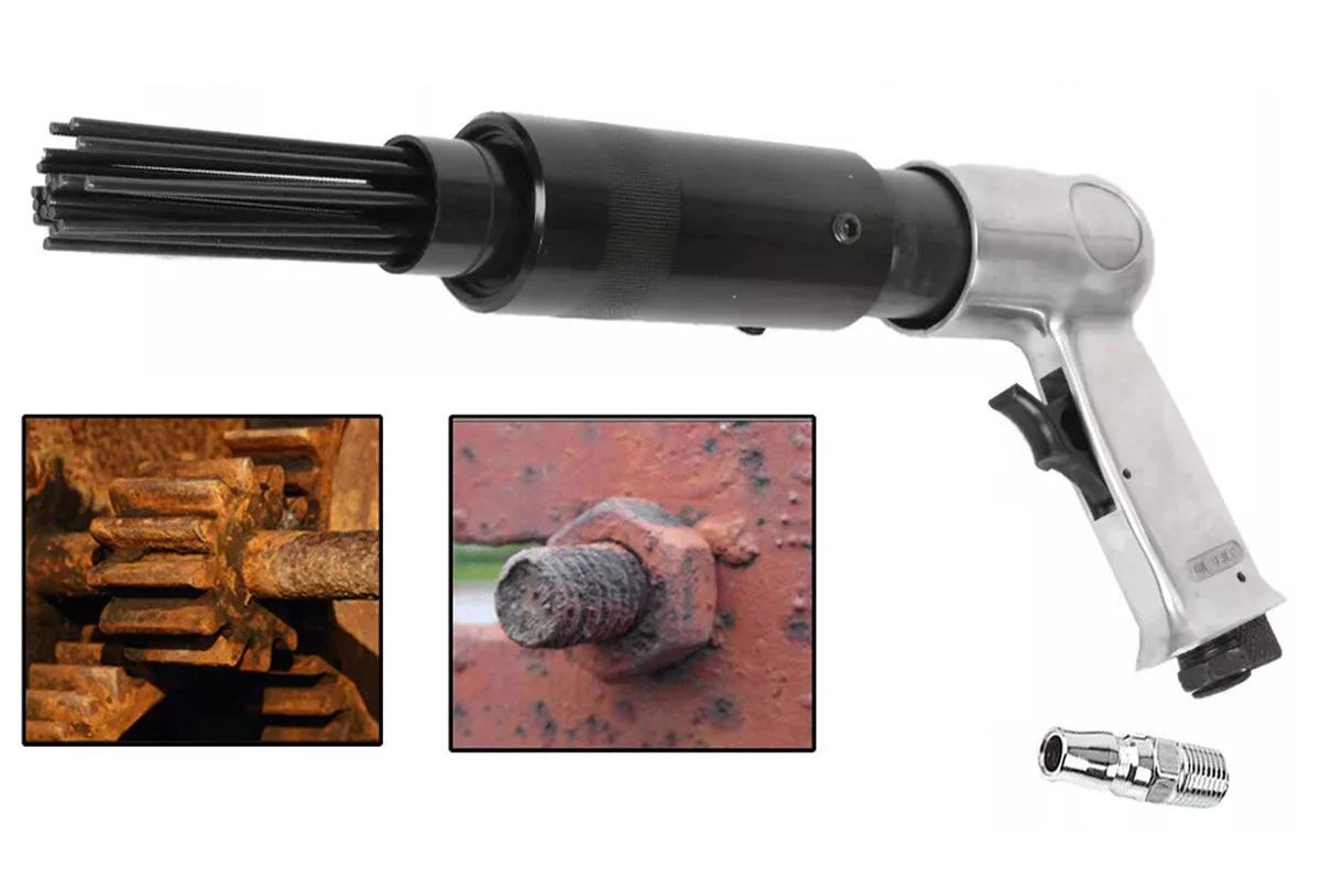 Needle Scaler Pneumatic Air Gun Pistol Air Tool Rust Remover - Image 2