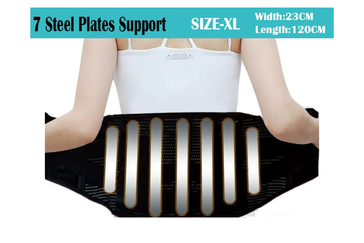 Neoprene Lumbar Lower Back Support Belt - Image 3