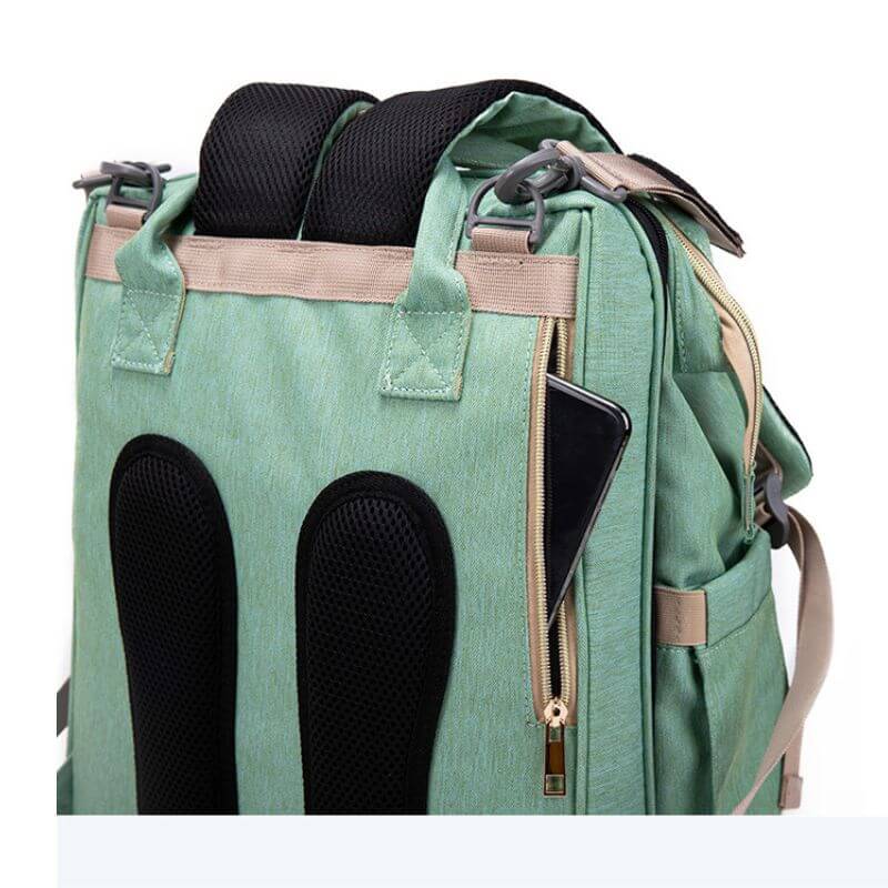New Nappy Diaper Bag & Travel Crib-Grey - Image 9