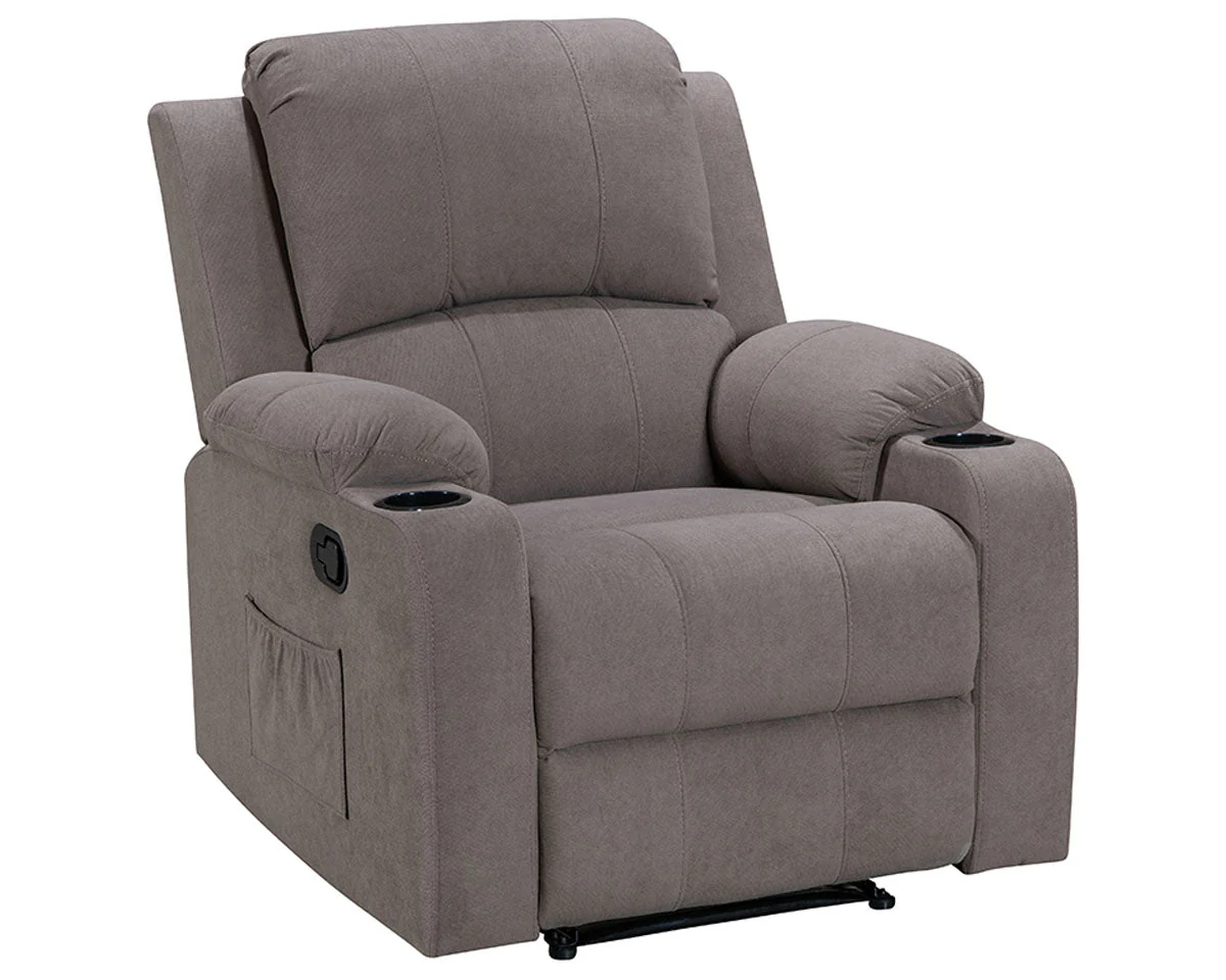 NovaCloud Fabric 1 Seater Recliner Sofa - Image 9