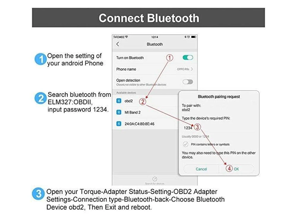 OBD2 Scanner Bluetooth ELM327 - Image 7