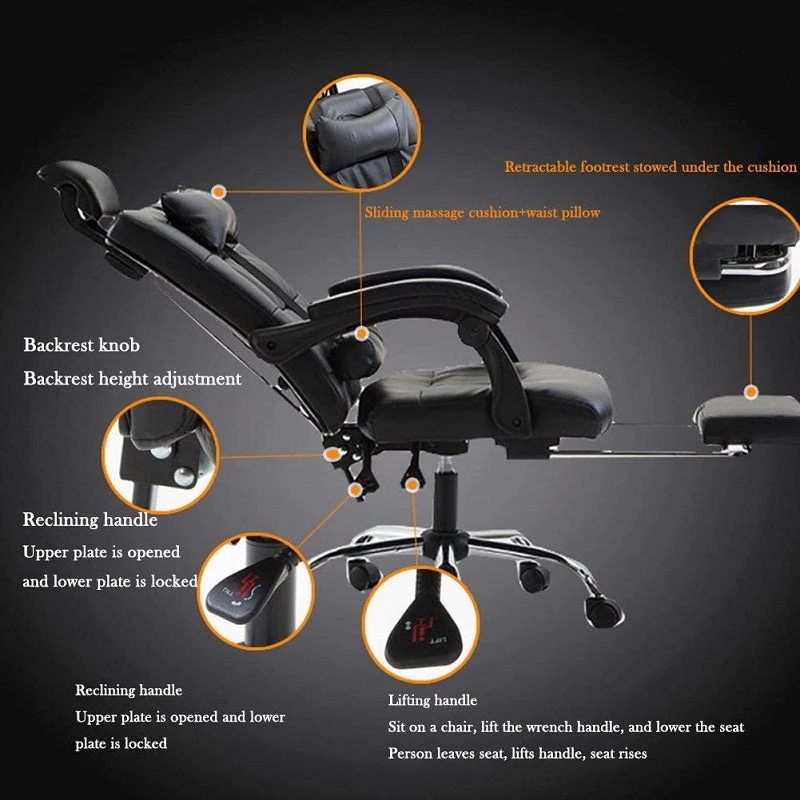 Office Chair with Footrest Computer Chair - Image 7