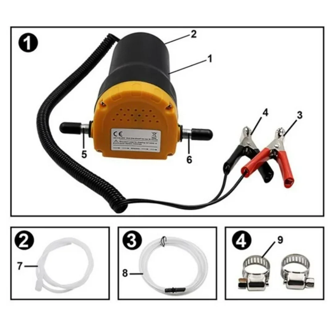 Oil Extractor pump Oil Change Pump Kit Fluid Extractor - Image 5