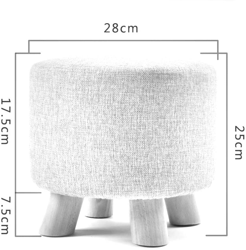 Ottoman Footstool Stool Round Foot Stool - Image 4