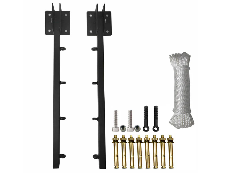 Outdoor Foldable Wall-Mounted Clothesline