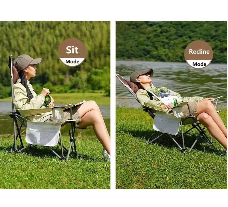 Outdoor Folding Recliner Chair – Fishing, Beach & Camping - Image 3