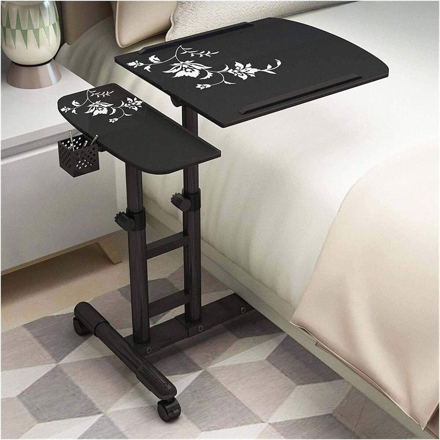 Overbed Laptop Table Desk Stand Adjustable - Image 2