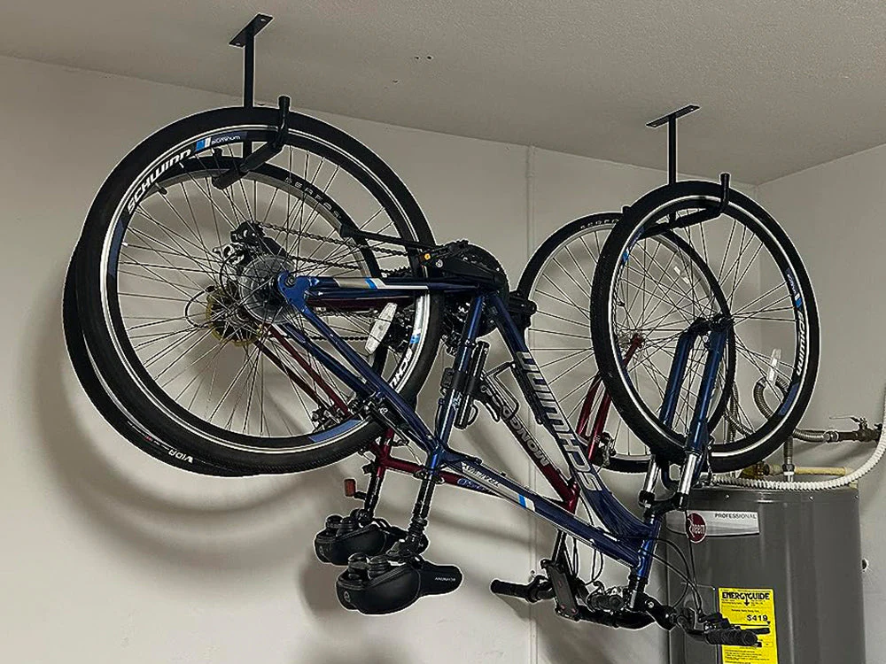 Overhead Ceiling Mounted Garage Storage Hooks Rack Hanger - Image 3