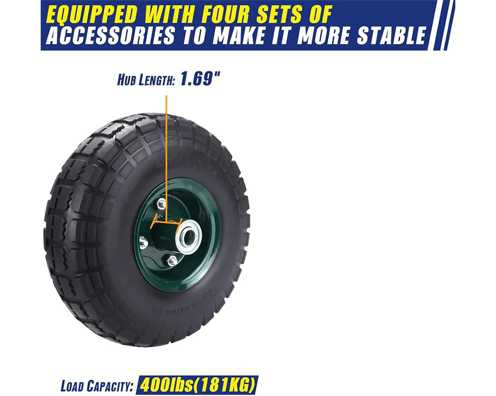 Wheel Barrow / Trolley / Go Cart Wheels - Image 4