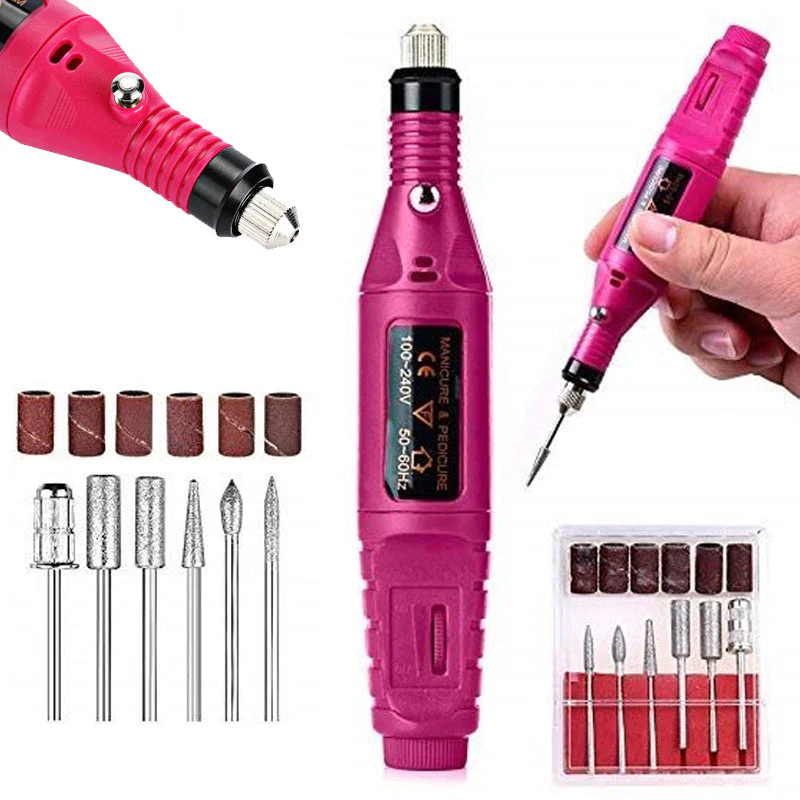 Pedicure Manicure Set Rotary Engraver Drill Electric - Image 3
