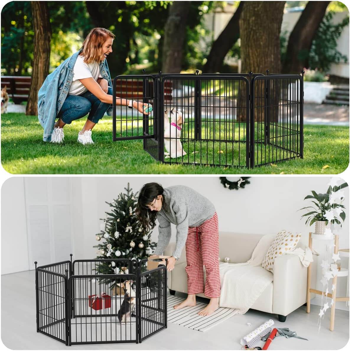 Pet Play Pen Dog Playpen Dog Fence - Image 8