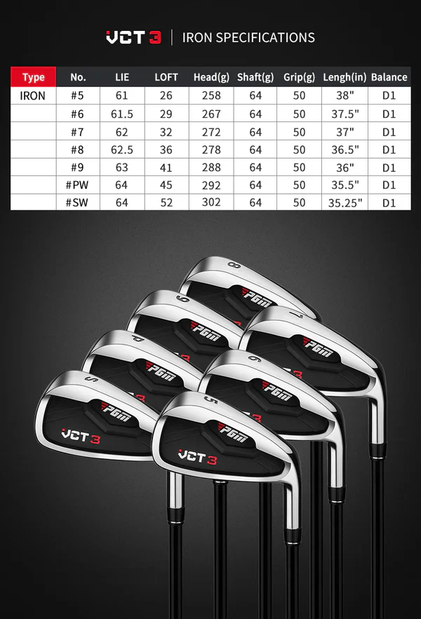 PGM Men Golf Clubs Set with Bag 12clubs - Image 12