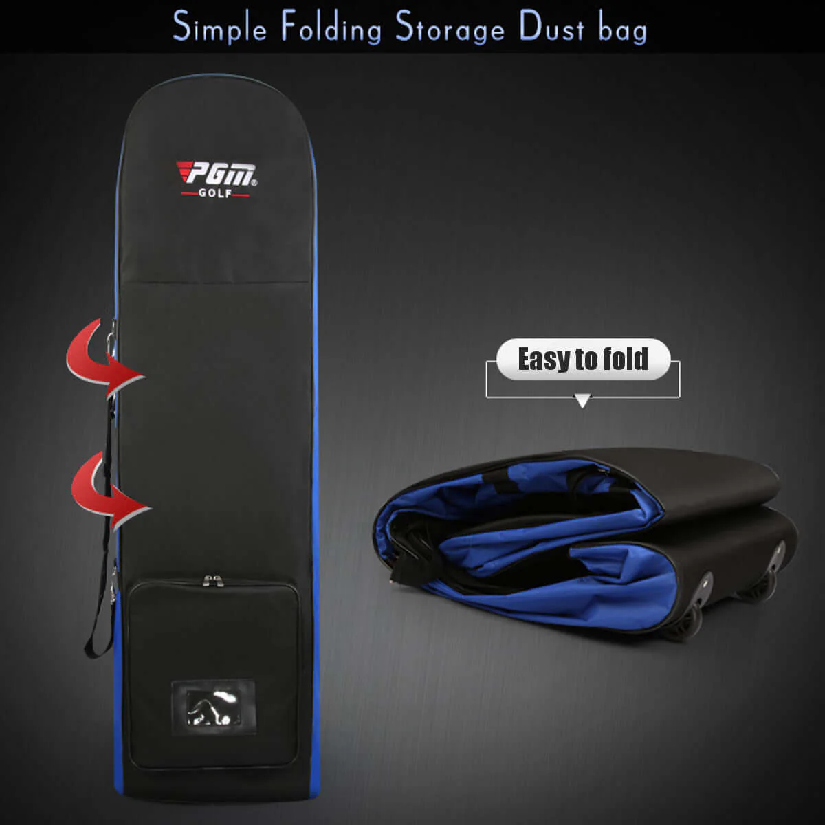 Pgm Golf Travel Bag With Wheel - Image 8