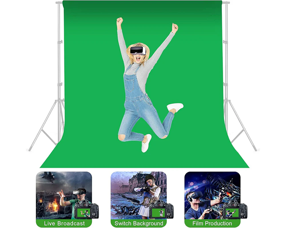 Photography Background Stand with 3 Backdrops Kit 3m - Image 3