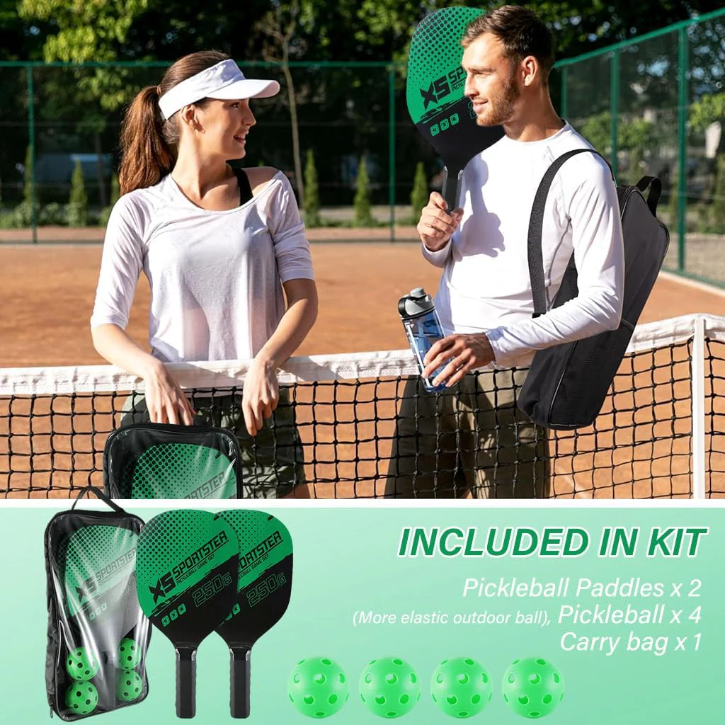 Pickleball Paddles and Ball Set - Image 9