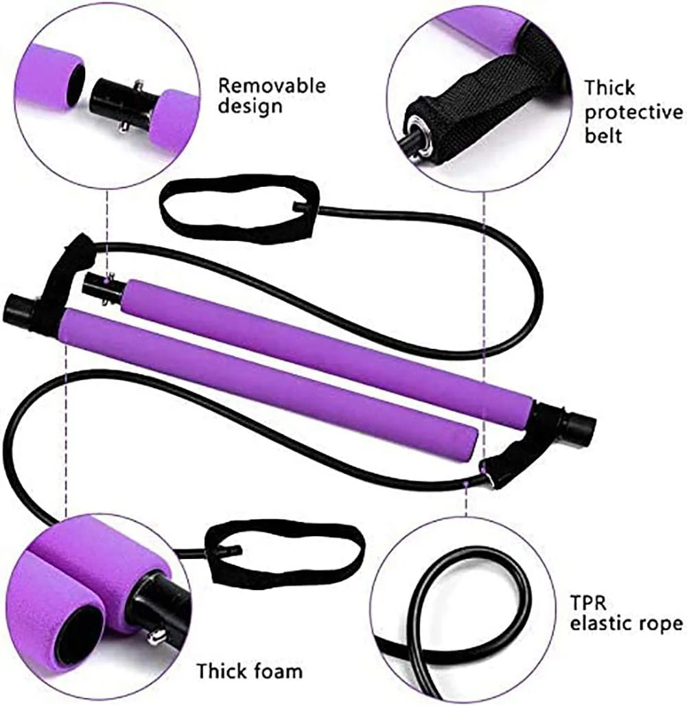 Pilates Bar Kit with Resistance Band - Image 6