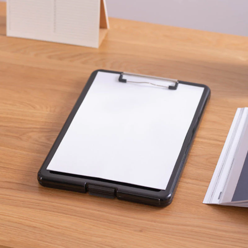 Plastic Storage Clipboard with Low Profile Clip, Heavy Duty Nursing Clipboards - Image 2