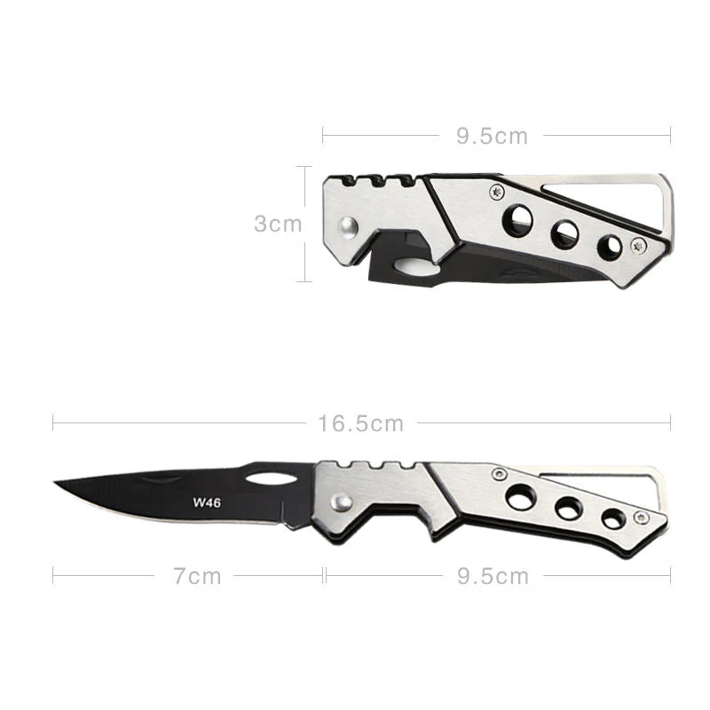 Pocket Knife with Stainless Steel  Silver Handle - Image 6