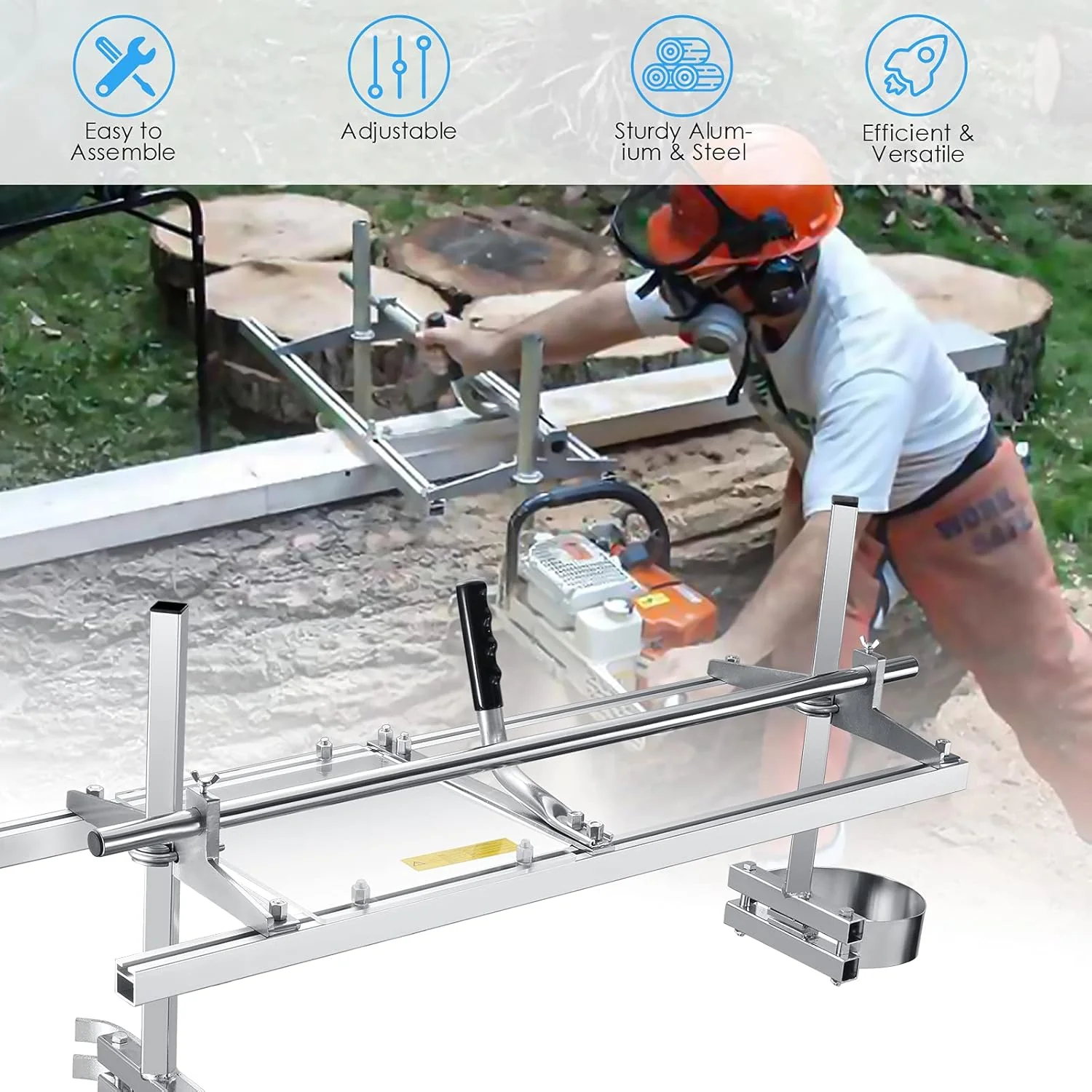 Portable Chainsaw Mill Chain Saw Mill 14" - 48" - Image 6