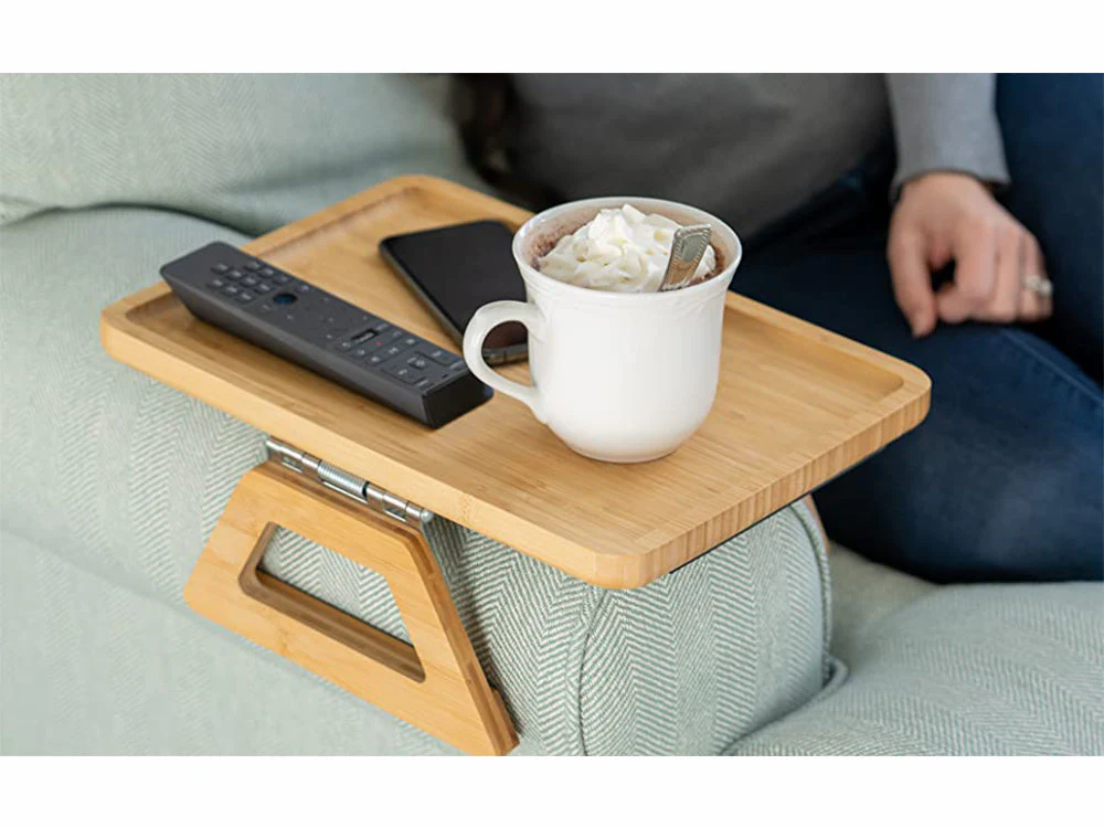 Portable Couch Arm Tray Table - Image 4