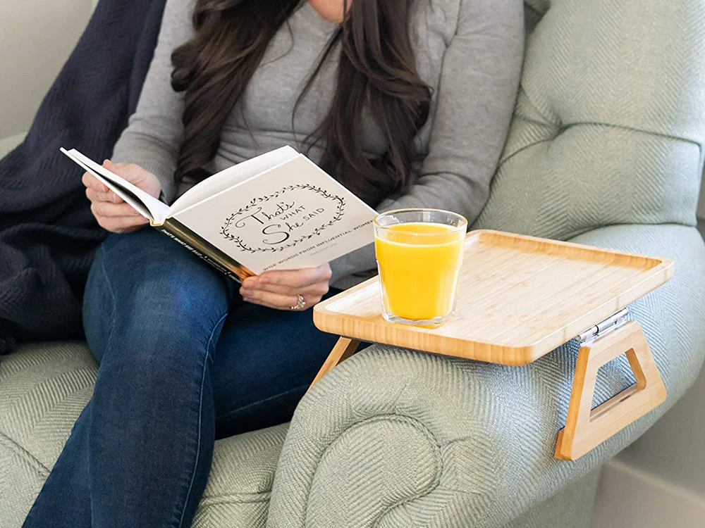 Portable Couch Arm Tray Table - Image 6