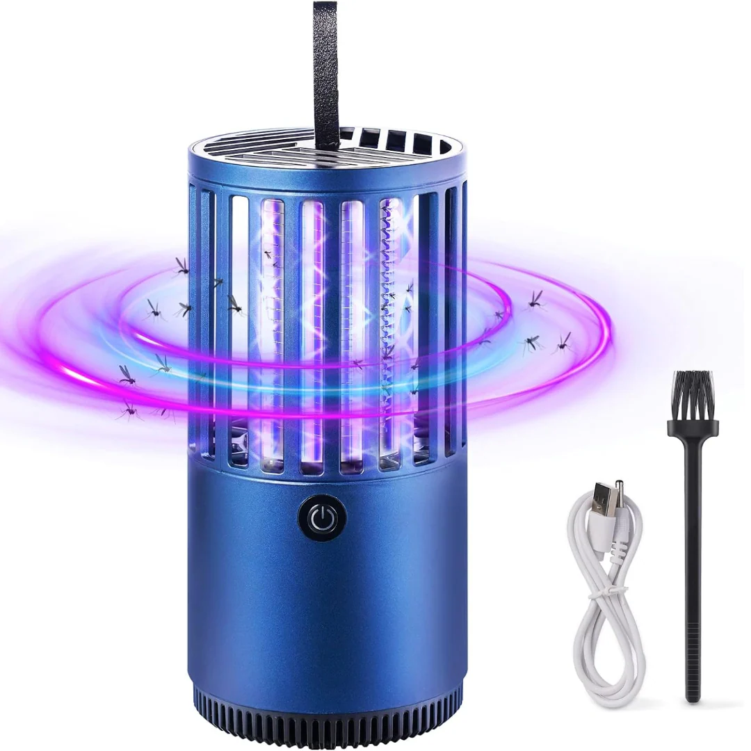 Portable Electric Mosquito Lamp USB Mosquito Zapper Killer (Blue) - Image 9