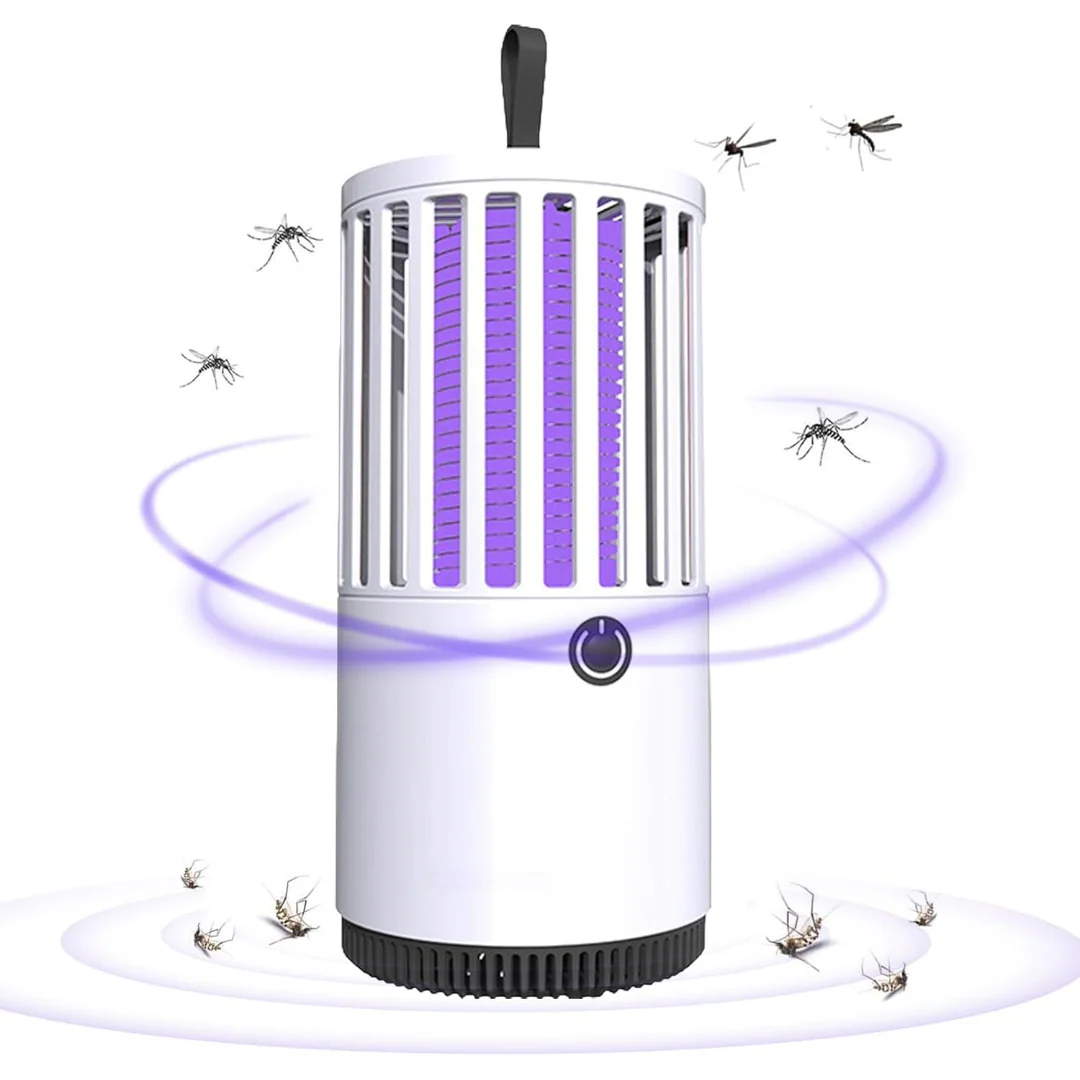 Portable Electric Mosquito Lamp USB Mosquito Zapper Killer (White) - Image 2