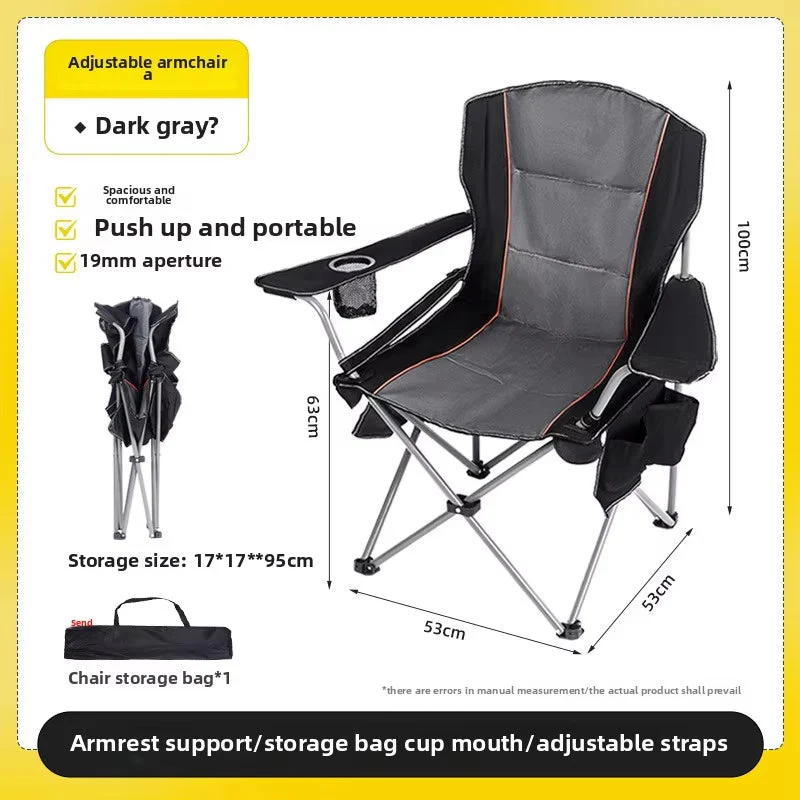 Portable Folding Camping Chair Outdoor Chair - Image 7