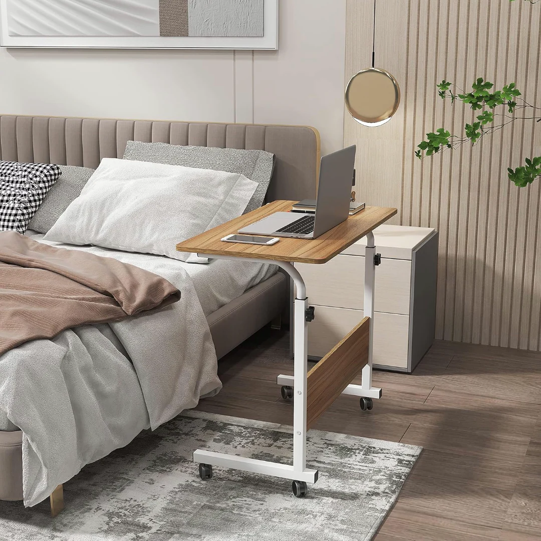 Portable Laptop Desk Adjustable Study Office Table (Walnut) - Image 5