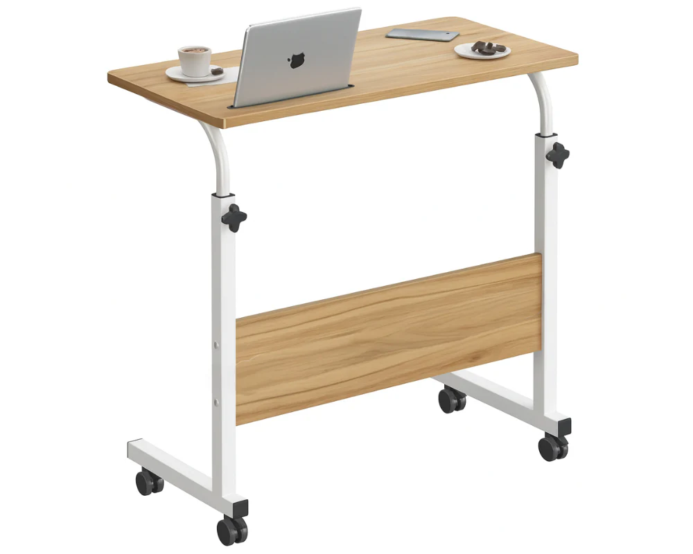 Portable Laptop Desk Adjustable Study Office Table (Walnut) - Image 8