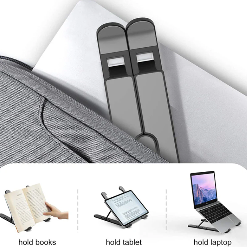 Portable Laptop Stand for Desk Black - Image 6