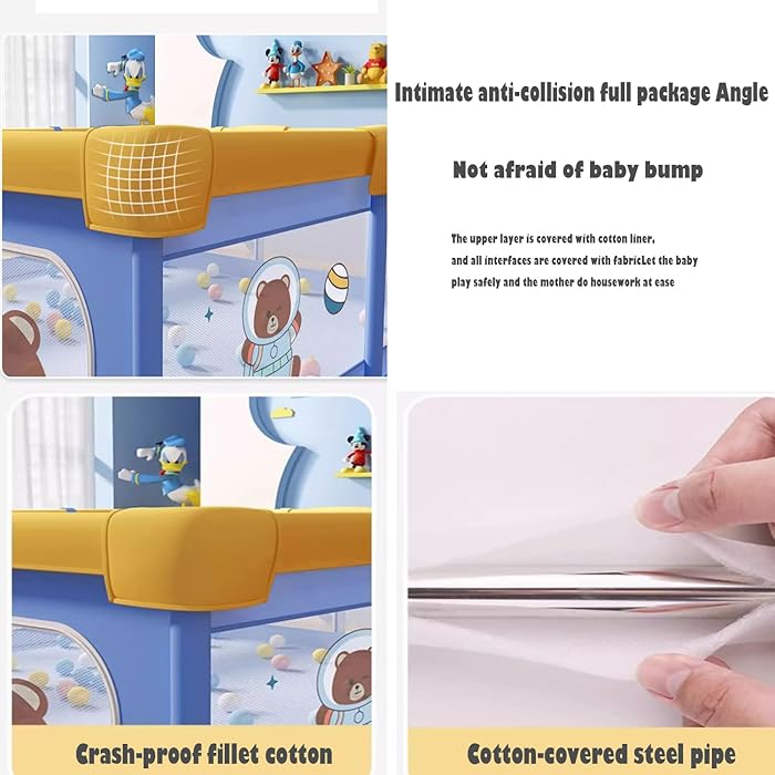 Portable Play pen Fence Gate Wall Fence Barrier - Image 5