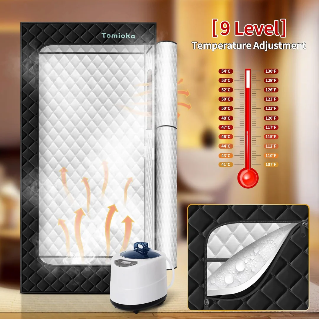 Portable Steam Sauna Personal Home Spa - Image 5