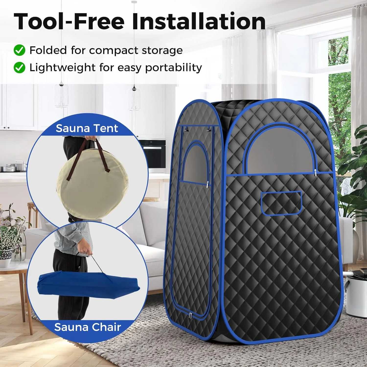 Portable Steam Sauna Spa Room - Image 2