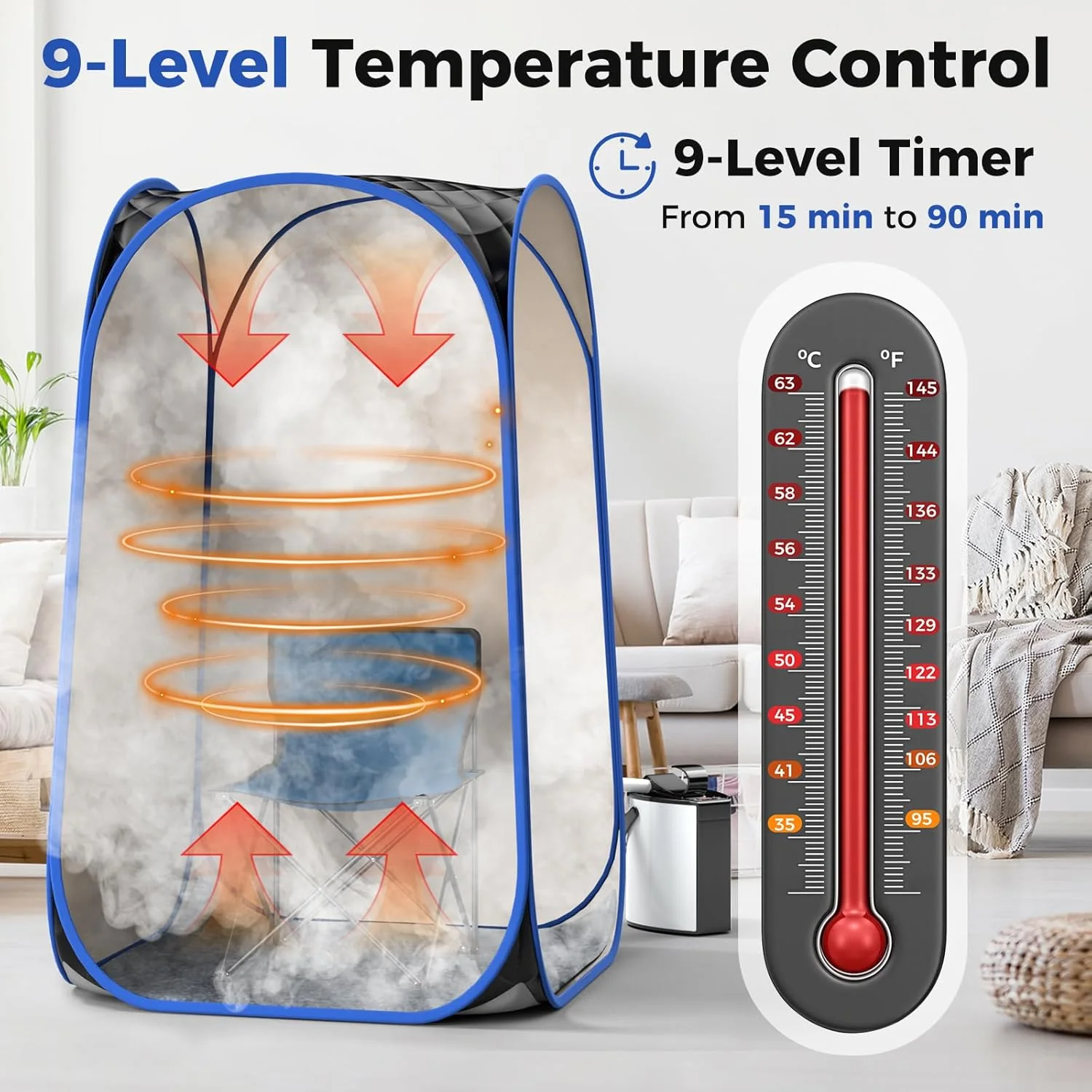Portable Steam Sauna Spa Room - Image 4