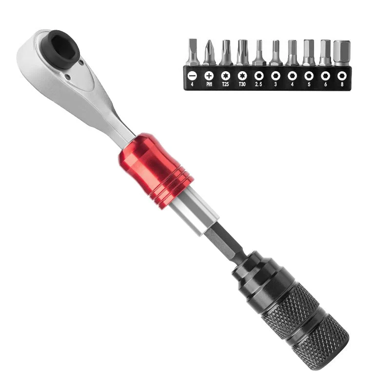 Portable Tool Repair Tools Kits Ratchet Wrench Set Torque Screwdriver - Image 8