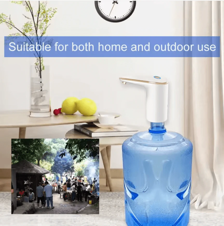 Portable USB Rechargeable Water Bottle Dispenser Pump - Image 2