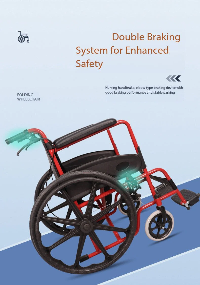 Portable Wheelchair Foldable Wheel Chair - Image 9