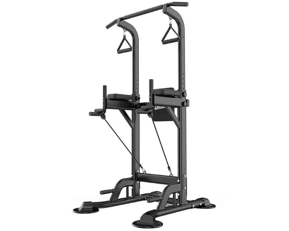 Power Tower Pull Up Bar Dip Station Bench - Image 9