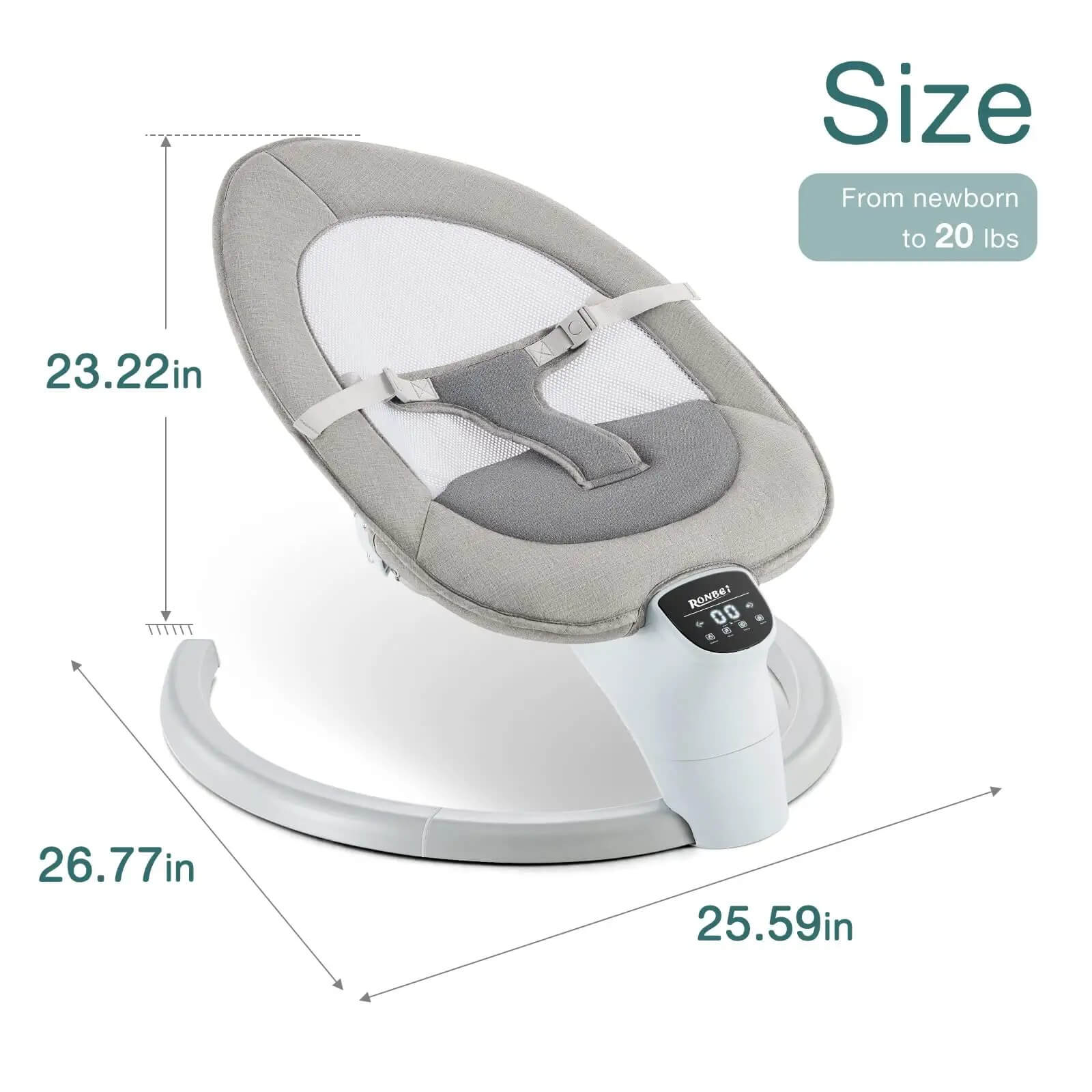 Premium Electric Baby Swing & Bouncer & Rocker NZ – Smart Soothing Design - Image 5
