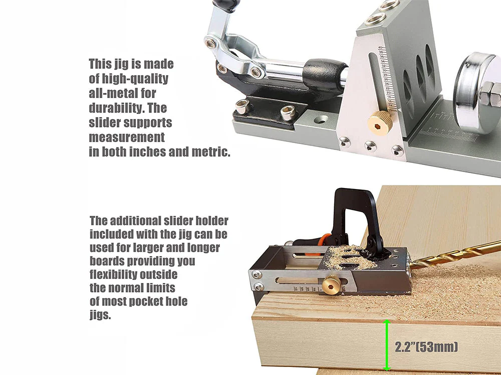 Professional Pocket Hole Jig Kit - Image 2