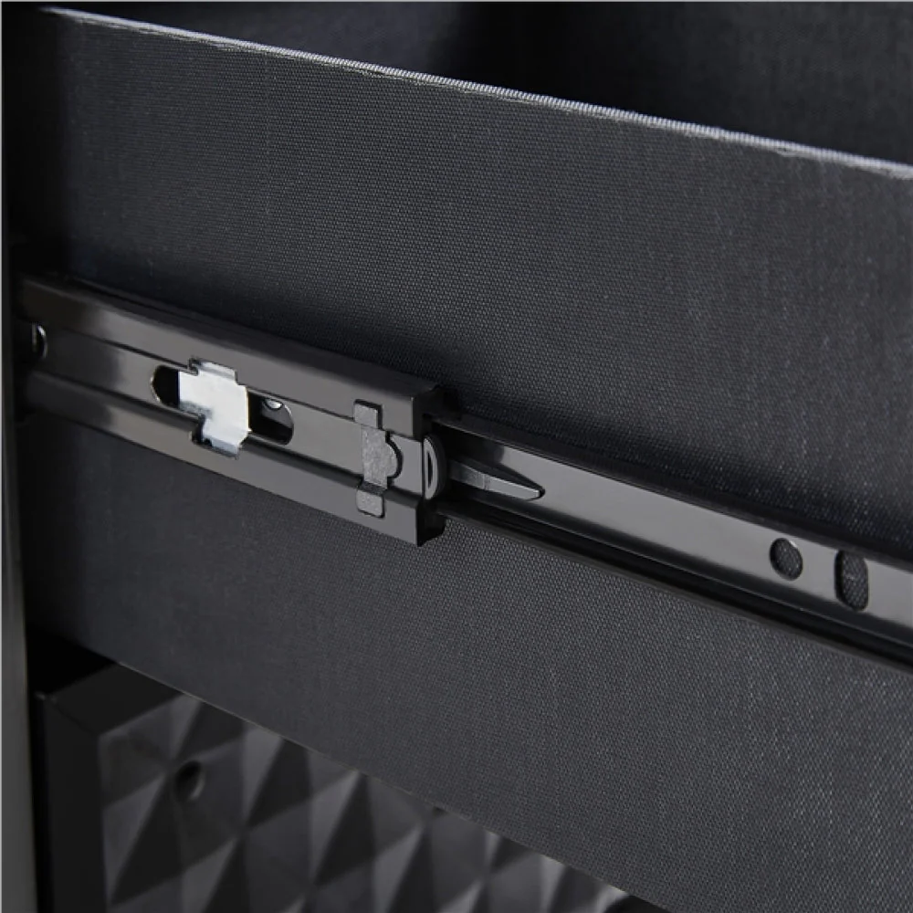 Professional Rolling Makeup Train Case with Drawers - Image 10