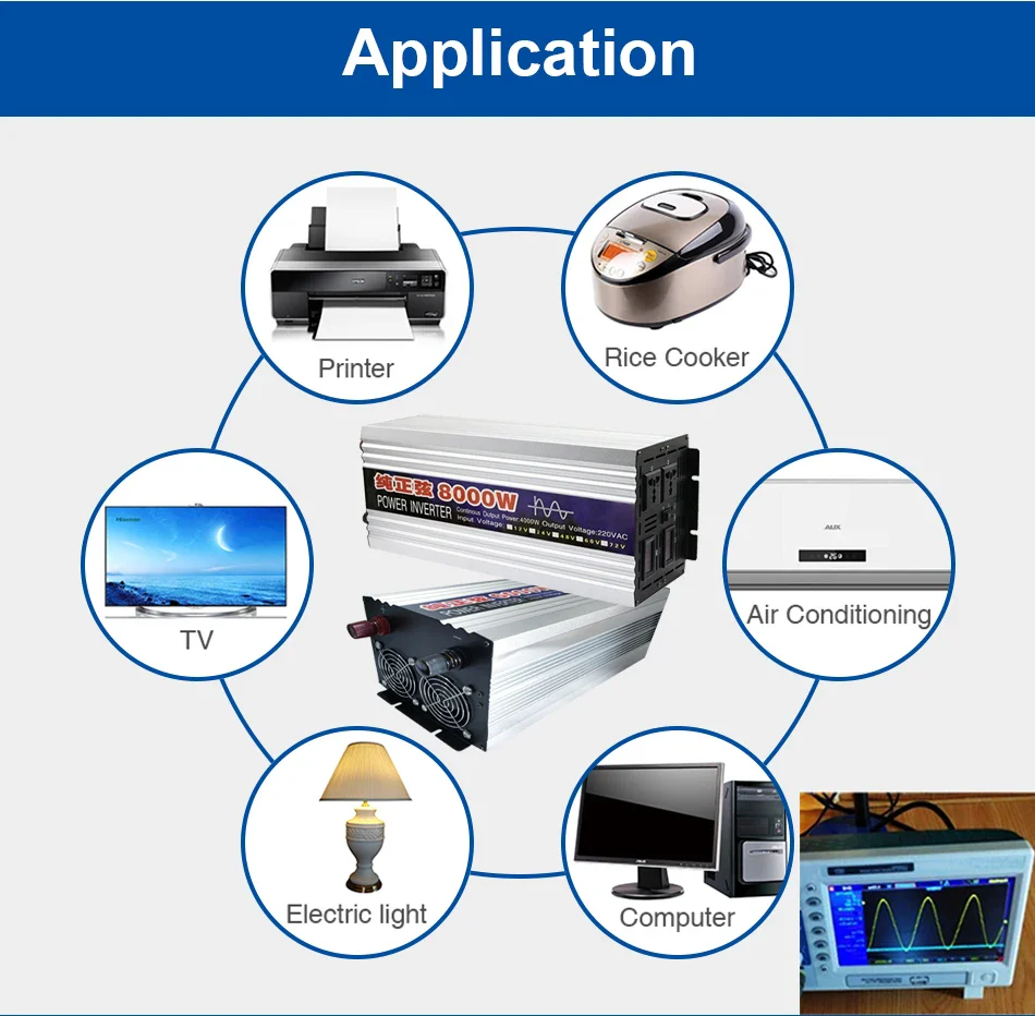 Pure Sine wave Inverter 6000W 12V - Image 8