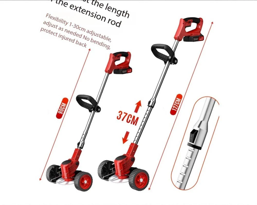 Push Weed Eater strimmer, Battery Operated Grass Cutter - Image 4