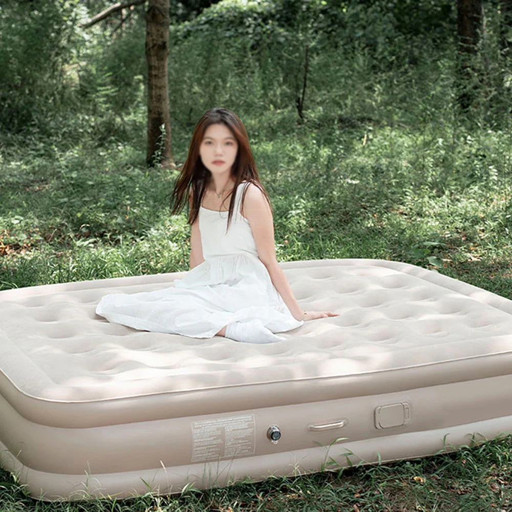 Queen Size Air Bed Inflatable Mattress with Built-in Pump - Image 5